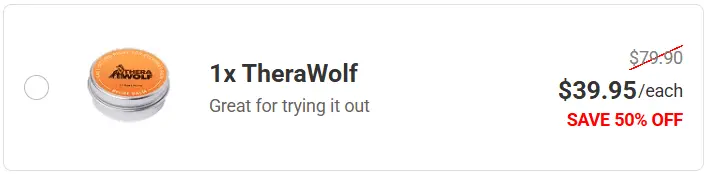 TheraWolf Pain Relief Balm Package 2